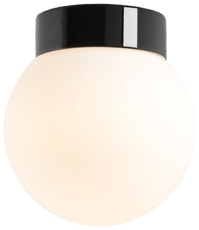 Ifö CLASSIC GLOBE Takarmatur Mattsvart, Belysning