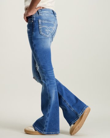 Gina Tricot Young 14+ 14+ low rise flare jeans Blau Jeans Mädchen - Kids Brand Store