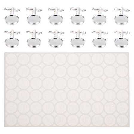 Resinforme til smykker, bryllup, manchetknapper, manchetknap-emner, kvinder