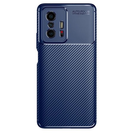 Xiaomi 11T / 11T Pro Skal Kolfiber Textur Blå