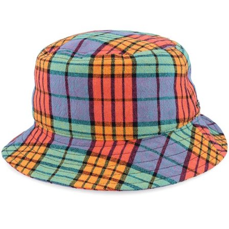 Stetson - Multi bucket Hatt - Multicolor Check Bucket @ Hatstore