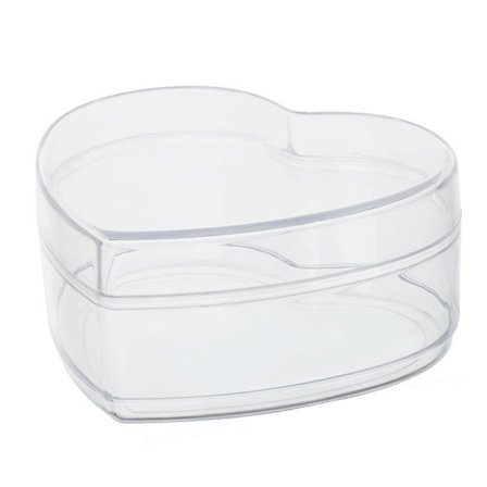 Klar akrylplast liten akrylboks med lokk dekorativ oppbevaringsboks smykkeutstilling klar beholder for piller godteri