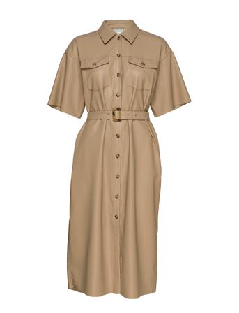 Eviegz Dress Ms20 Beige Gestuz