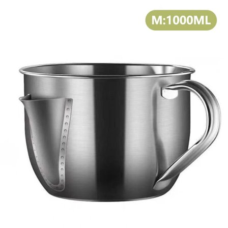 Fettseparator med lock och dubbel pipdesign