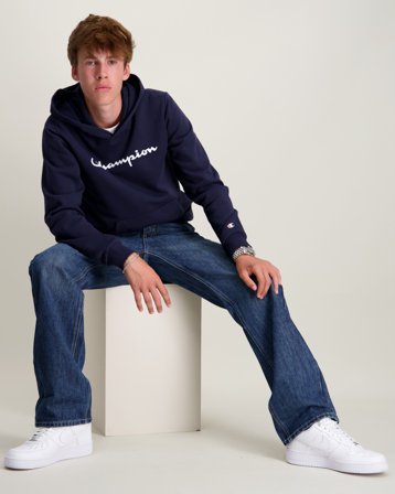 Champion Hooded Sweatshirt Blå Huvtröjor/Hoodies Kille - Kids Brand Store