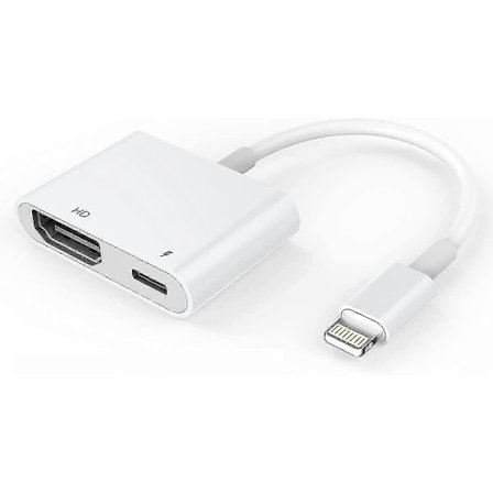 HDMI Adapter, HDMI Adapter til iPhone 1080p Lightning Digital AV Adapter, HDMI Synkroniser Skærm HDMI Stik til iPhone & iPad