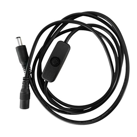 Strømkabel forlænger 5.5mmx2.1mm med kontakter til LED-belysning Router