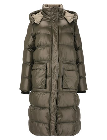 Lakewood W Long Puffer Jacket Khaki Whistler