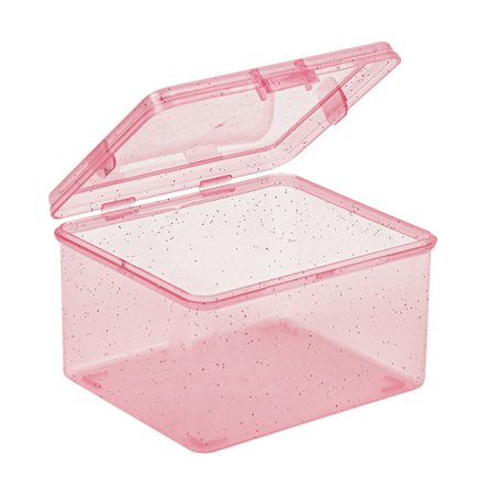 Ny gjennomsiktig plast oppbevaringsboks fotokort lite kort oppbevaring