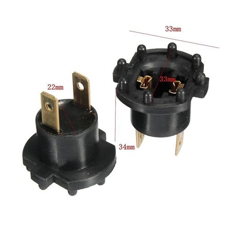 Et par forlygtepæreholderfatninger H7 til MAZDA 2 3 5 323 B28V510A3A