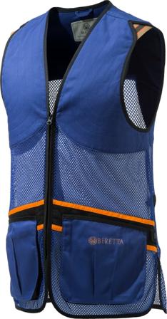 Beretta Unisex Full Mesh Vest Unisex unlined vests Blue L