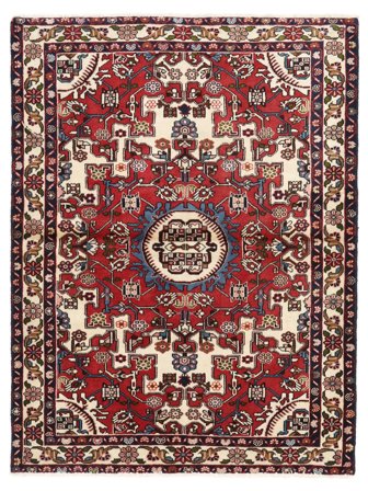 Tafresh Rug Hand Knotted 111X146 Dark Red/Red Persia