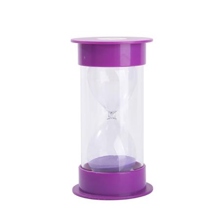 Hiekkalasit keittiöajastin ja aika suojalla 5 minuuttia 10 minuuttia 30 minuuttia (5 minuuttia violetti)