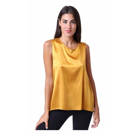 Maliparmi Sleeveless Tops Gul, Dame