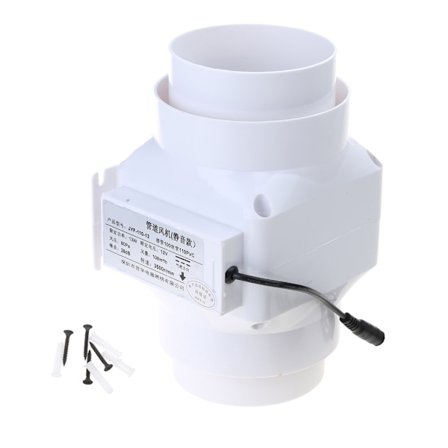 Højeffektiv kanalventilator til luftcirkulation i dyrkningstelte, hydroponiske systemer