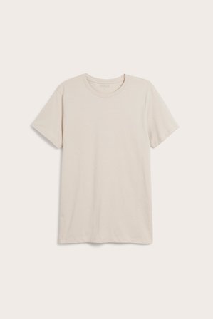 Kappahl | T-paita, jossa pyöreä pääntie | Vaaleanbeige