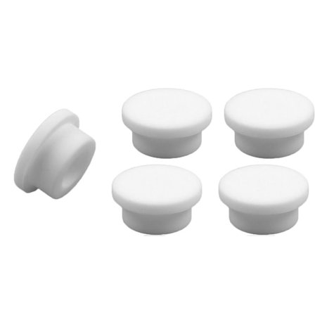 5 STK Overløpsdeksler for servant. Reservedeksel for servantinnsats