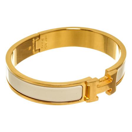 Hermès Vintage, Pre-owned Bracelet Geel, Dames, Maat:ONE Size