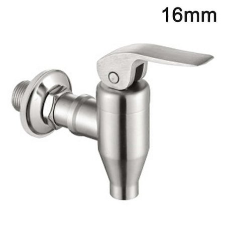 Ersättningskoner för dryckesautomatkran i rostfritt stål, Vinkran för juice, tappkran för öl, vattenautomat för ölfat (16 mm)