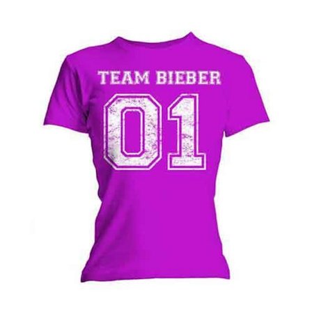 Justin Bieber Dam/Dam Team Bieber Bomull Skinny T-Shirt S