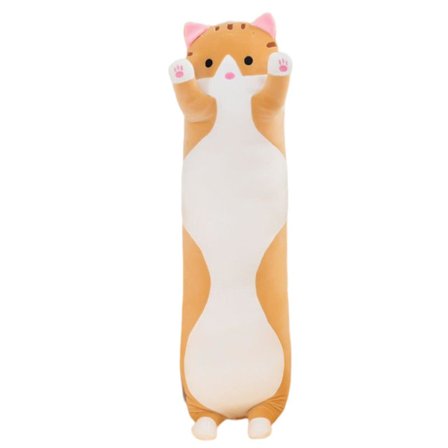 Söpö Kissa Pehmolelu Täytetty Tyyny Erittäin Pehmeä Puuvilla Ympäristöystävällinen Pehmolelu