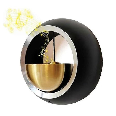 Butiksejers Klokke til Døråbning, Dørklokke til Virksomheder Ved Indgang Magnetisk Fastgjorte Klokker til Dør Sort,ta