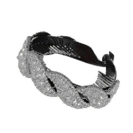 Voksen Mode Hårklemmer Klemme Krystal