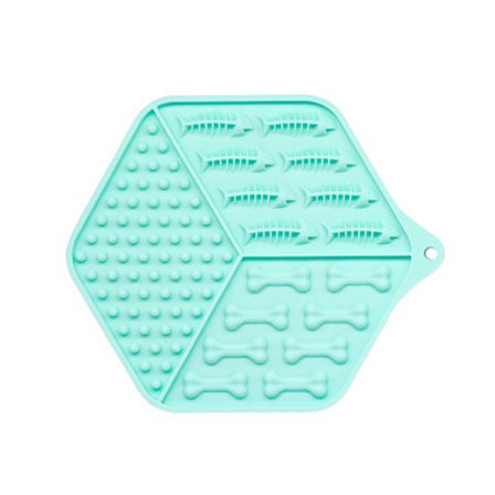 Dog Slick Pad Sug Silikon Hund Matning Lick Mat Pet Hund Matare Slow Food Dispensing Mat