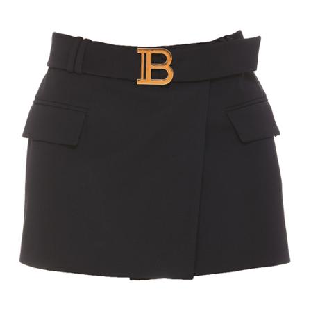 Balmain Short Skirts Sort, Dame