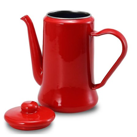 Emalje Kanne Kaffe Kanne Hånd Te Koker Induksjon Elektrisk