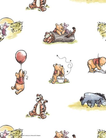 Poster & Frame Disney - Winnie The Pooh Classic Pattern - Multi/patterned - 50X 70CM