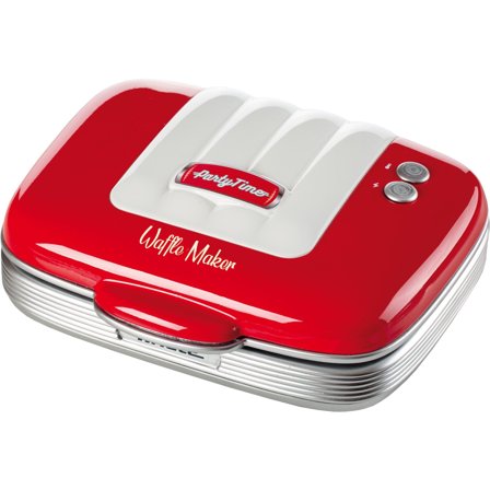 Ariete Party Time Våffeljärn, röd | Köksmaskiner > Våffeljärn | Bagaren och Kocken