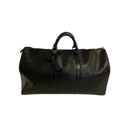 Louis Vuitton Vintage, Pre-owned Leather travel-bags Zwart, Heren, Maat:ONE Size,leer
