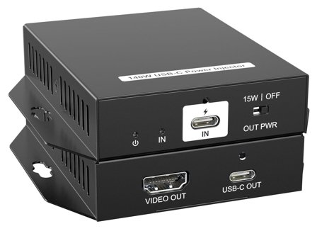 VIVOLINK USB-C Power Injector w/HDMI
