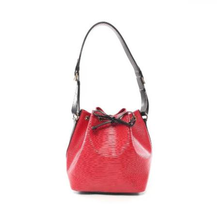 Louis Vuitton Vintage Pre-owned Bucket Taske Rød, Dame Vintage Tasker, Størrelse: ONE Size