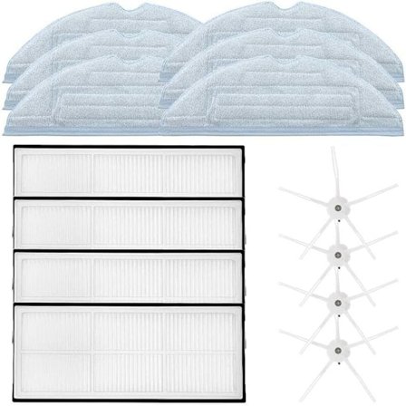 Tillbehör för robotdammsugare och moppning som passar Roborock S7 T7SPLUS Tillbehör för robotdammsugare och moppning Filter Rengöringsvätska Duk