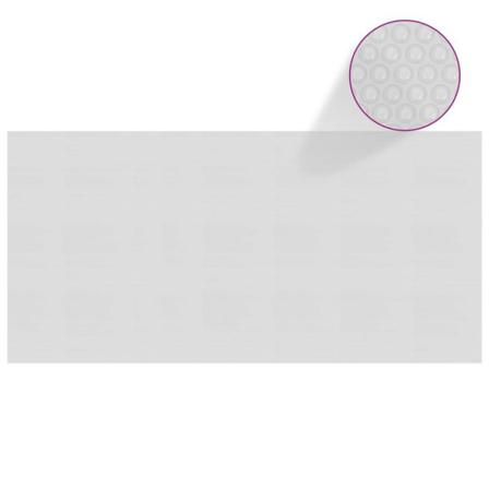 Vidaxl Värmeduk För Pool Pe 450x220 Cm Grå Grå