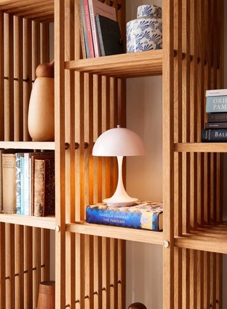 Panthella 160 V3 oppladbar bordlampe akryl - rose