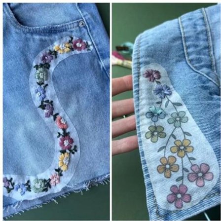 Syning af broderipapir Broderi Opløsende transferpapir