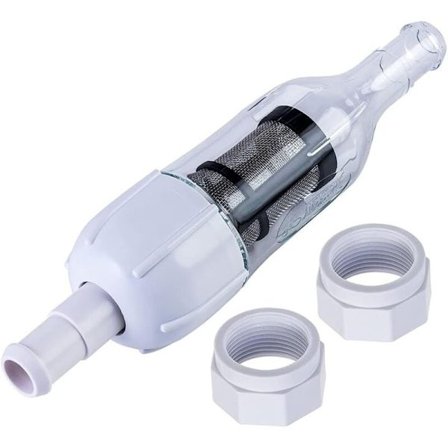 Zodiac 48-080 Uima-altaan puhdistussarja, jossa 2 D15 syöttöletkun mutteria, Inline-suodattimen vaihtoliitin (UWF)