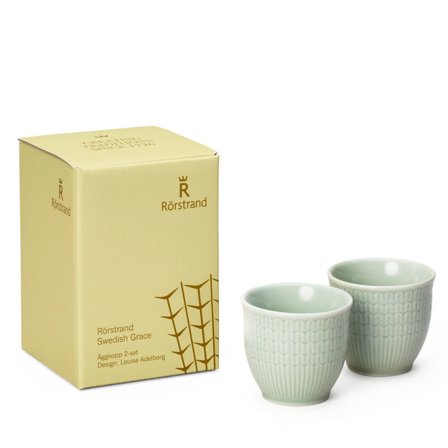 Rörstrand Swedish Grace eggekopp 2 stk, eng' - 'Grønn