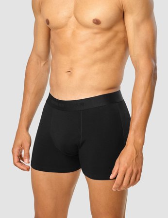 Shaping New Tomorrow - Bamboo Boxers - Black - 2-Pack - Male - Size S