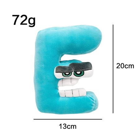 Alfabetet legend barnens upplysningsdocka E