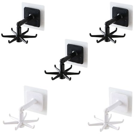 Reikävapaat koukut, luovat koukut, keittiön pyörivät hyllyt, seinälle kiinnitettävä säilytys- ja järjestelykoukku