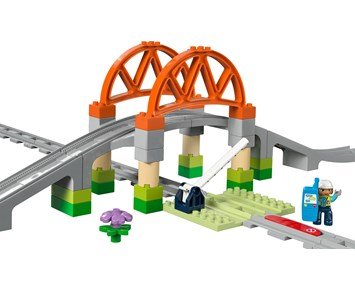 LEGO DUPLO Town Tågbro och spår – Expansionsset 10426
