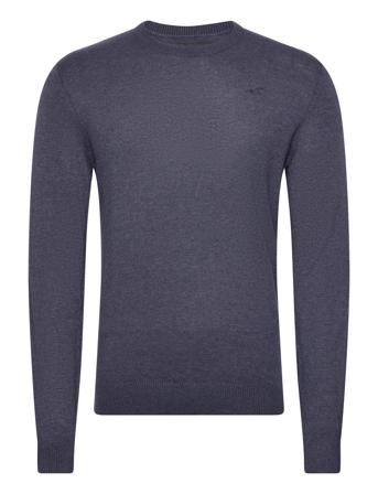 Hco. Guys Sweaters Navy Hollister