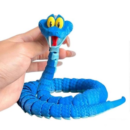 Fuldt Artikuleret Gary Slange Figur - 3D Printet Zootopia Samlerlegetøj til Fans