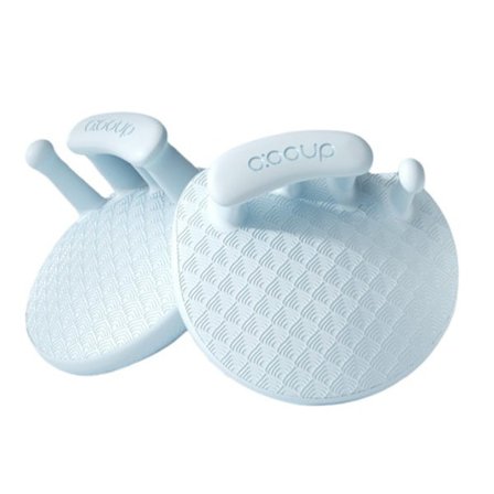 Foot Arch Trainer Pair - Soft TPR Silicone Bunion Corrector with Anti-Slip Pattern for Arch Support & Calf Slimming Blue