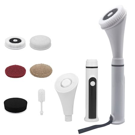 Elektrisk Rengøringsbørste, Roterende Badeværelsesrengøringsbørste, E