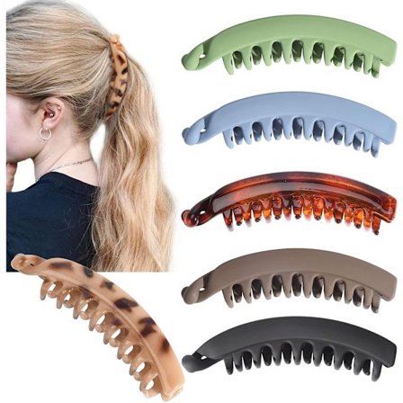 ING Hiusklipsi 6 kpl Kesähiusneula Suuri hiusklipsi Juhlat Naiset Äitienpäivä Pienet hiusklipsit Banaaniklipsit erilaisiin tilaisuuksiin ja 